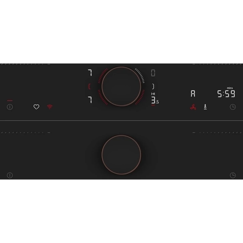 Neff V68YYX4B0 indukciós főzőlap beépített elszívóval Flex Design Matt Black 80cm Collection