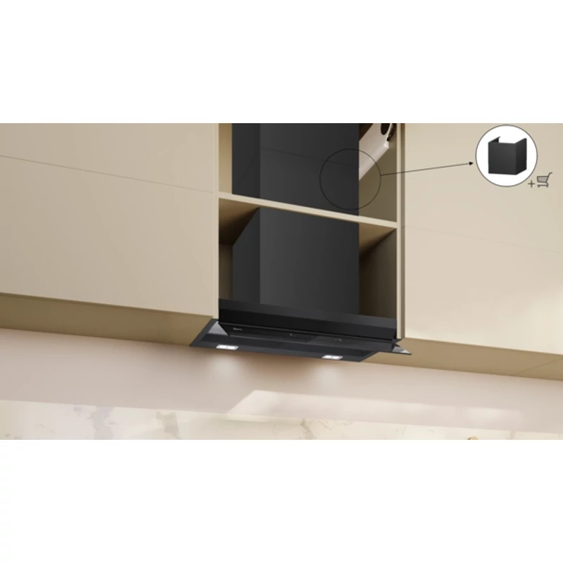 Neff D67XDP2S0 beépíthető páraelszívó Home Connect fekete üveg 60cm Line