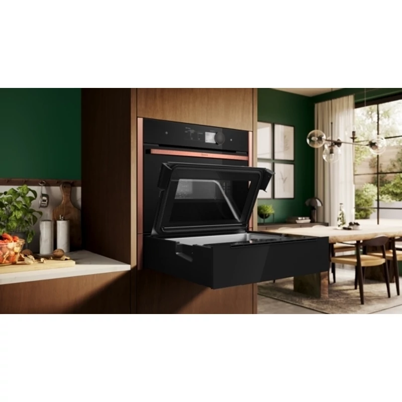 Neff N19DJ01Y0 beépíthető pároló fiók Flex Design Home Connect 14cm Collection