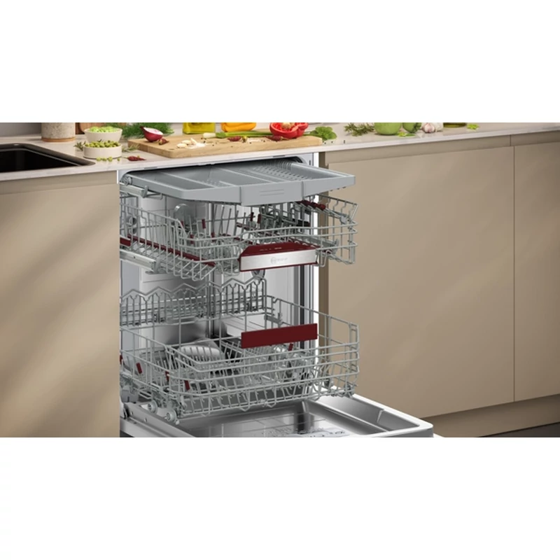 Neff S157ZCX18E teljesen beépíthető mosogatógép Zeolith szárítás TimeLight Collection
