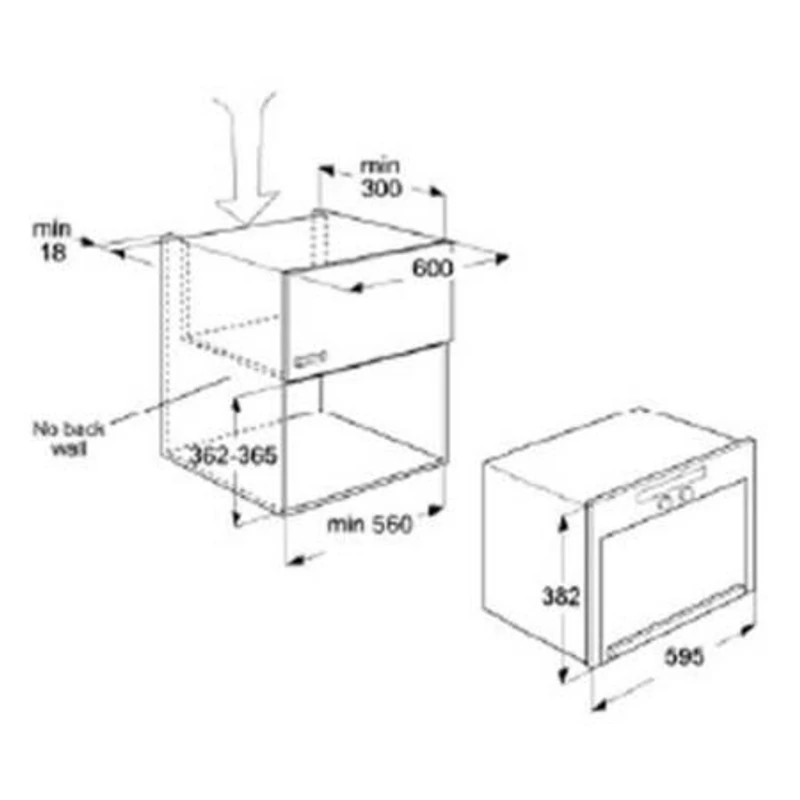 WHIRLPOOL AMW 4910IX Beépíthető Mikrohullámú Sütő
