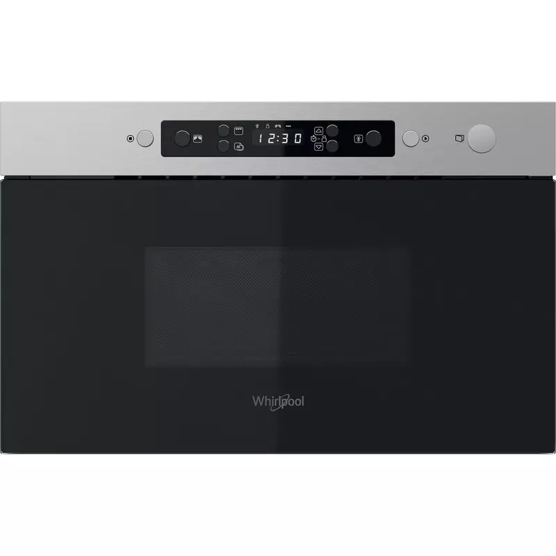 Whirlpool MBNA920X beépíthető mikrohullámú sütő inox grilles 22L