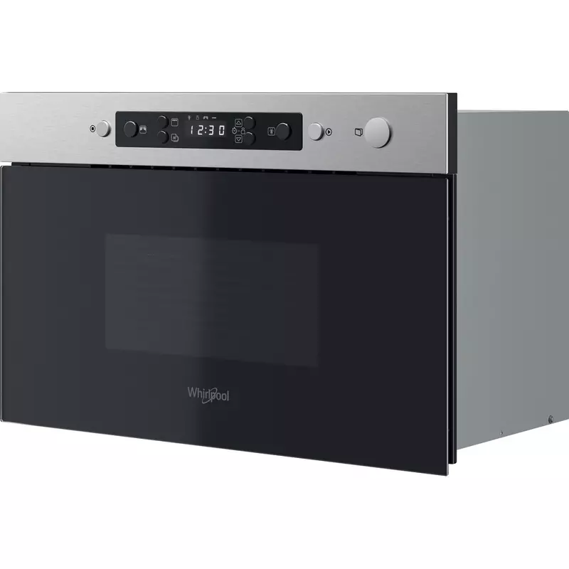 Whirlpool MBNA920X beépíthető mikrohullámú sütő inox grilles 22L