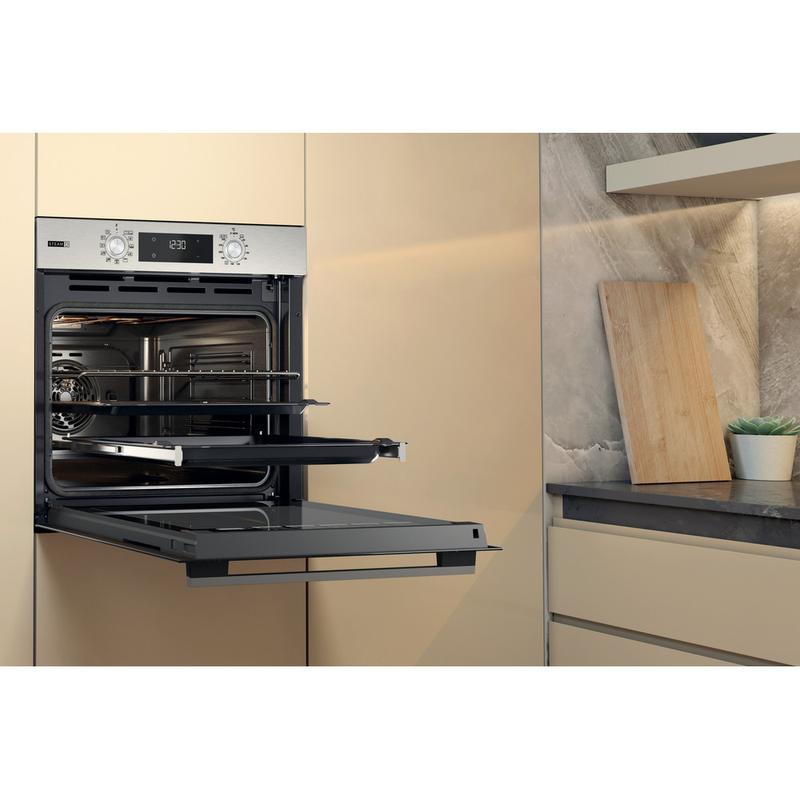 Whirlpool OMSK58RU1SX beépíthető sütő pirolítikus inox