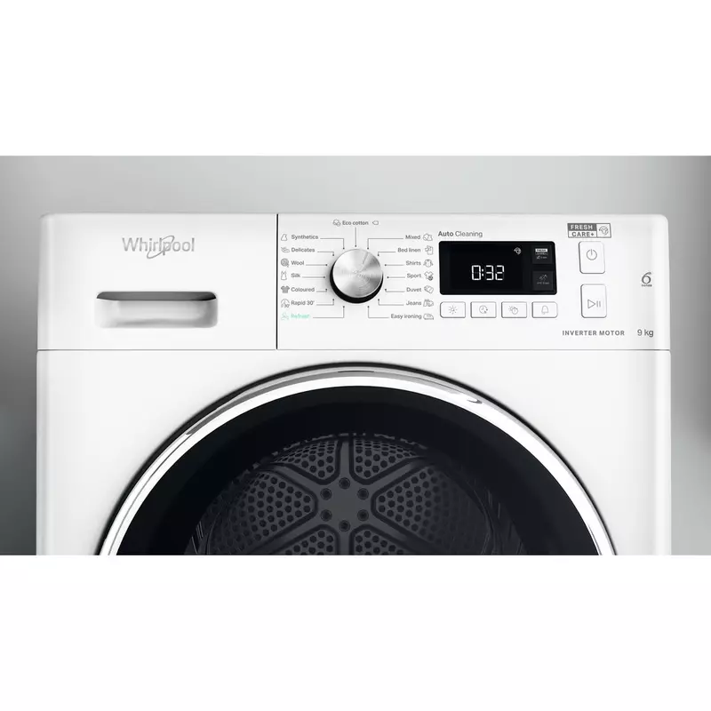 Whirlpool FFT M11 9X3BXY EE hőszivattyús szárítógép 9kg A+++