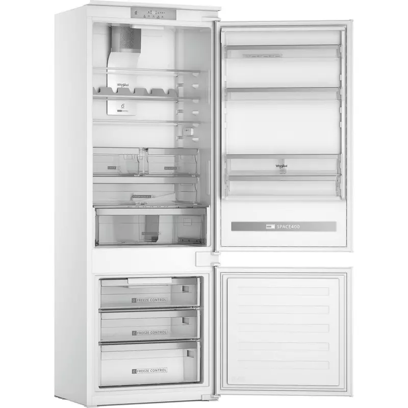 Whirlpool SP40 812 EU 2 beépíthető alulfagyasztós hűtőszekrény 299/101L 194x69x55cm