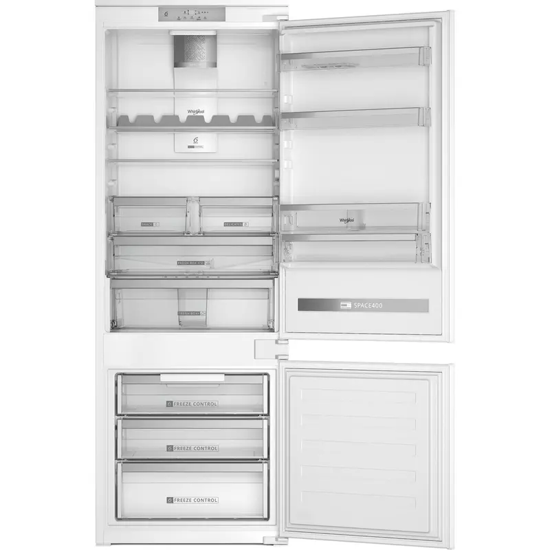 Whirlpool SP40 812 EU 2 beépíthető alulfagyasztós hűtőszekrény 299/101L 194x69x55cm