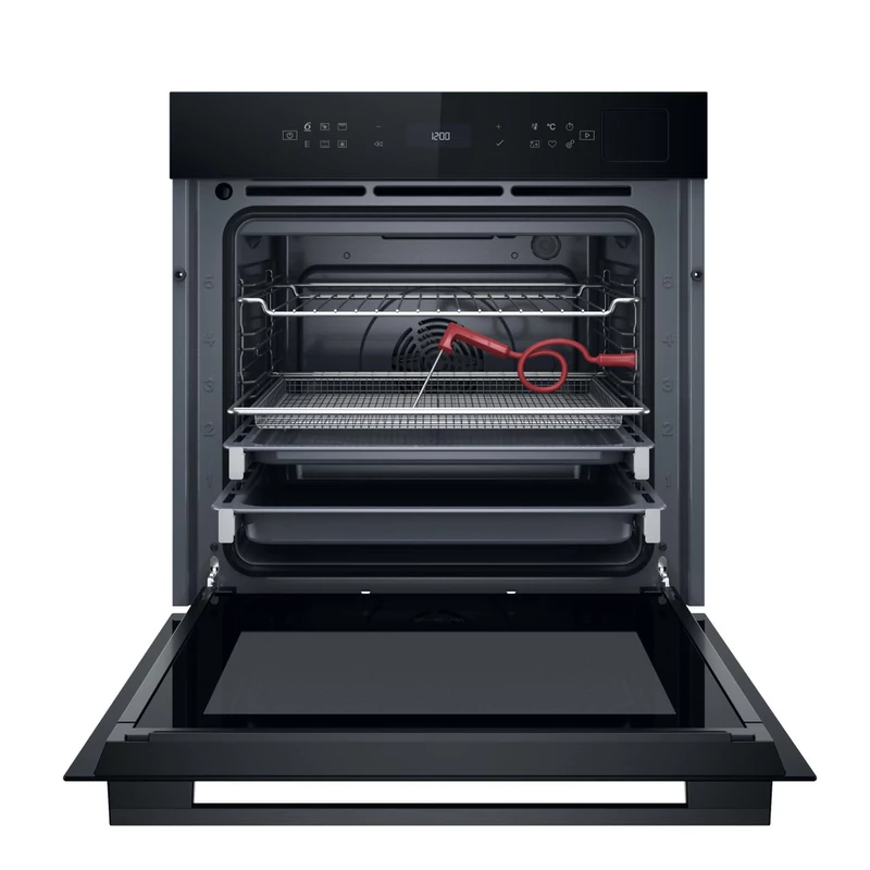 Whirlpool beépíthető elektromos sütő: fekete szín, öntisztító