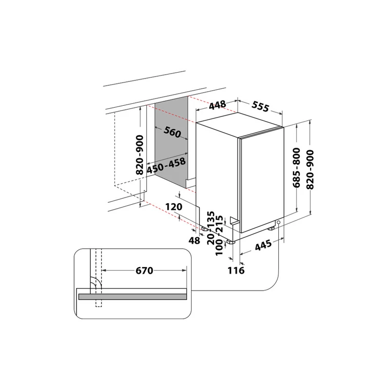 Whirlpool WH6IC11BS7LSA0 Beépíthető mosogatógép
