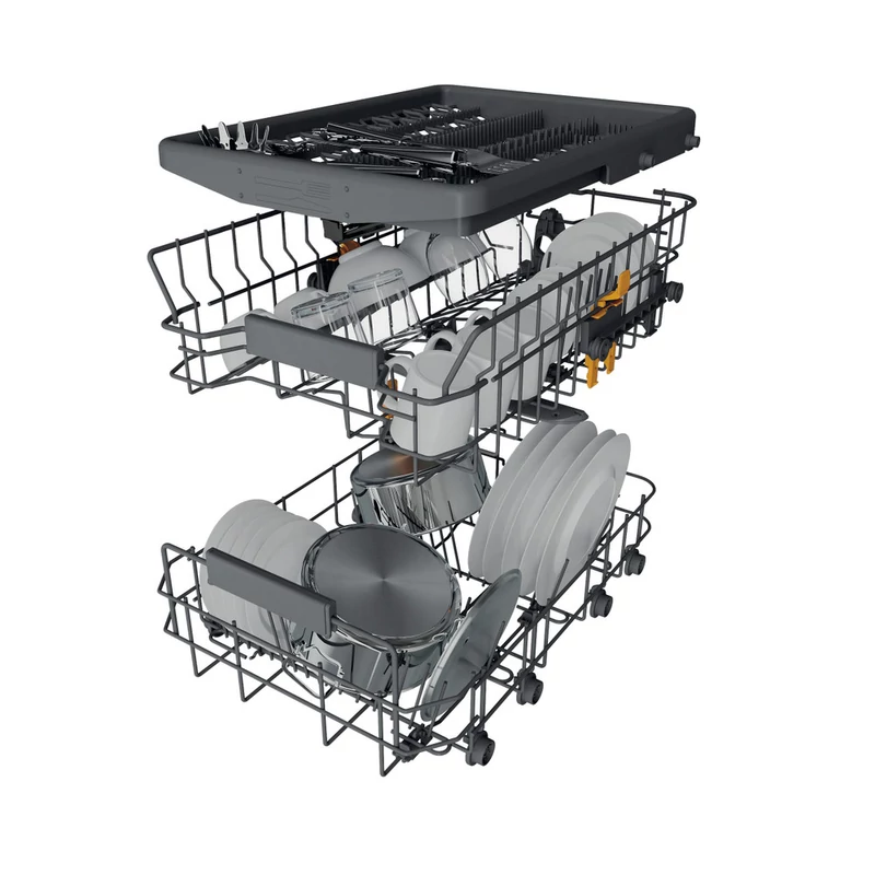 Whirlpool WH6UC11BS7A0X Beépíthető mosogatógép