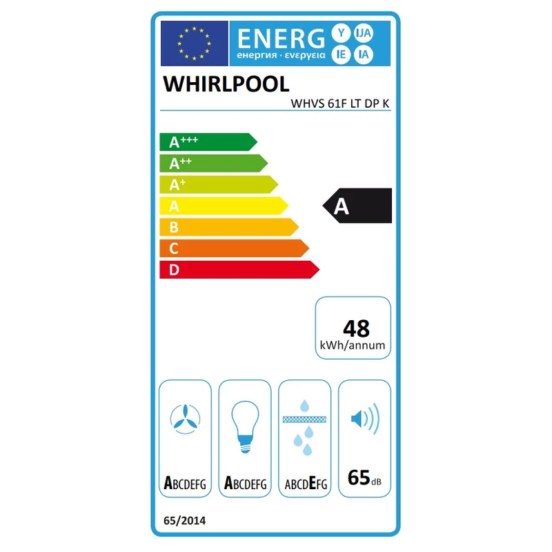 WHIRLPOOL KÜRTŐS PÁRAELSZÍVÓ WHVS 61F LT DP K