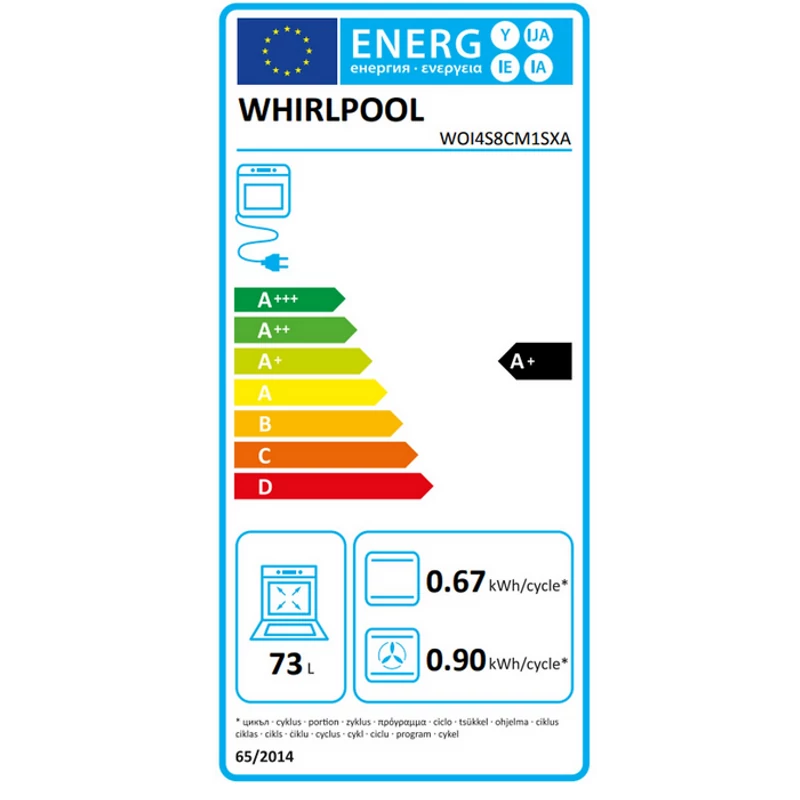 Whirlpool WOI4S8HM1SXA Beépíthető sütő