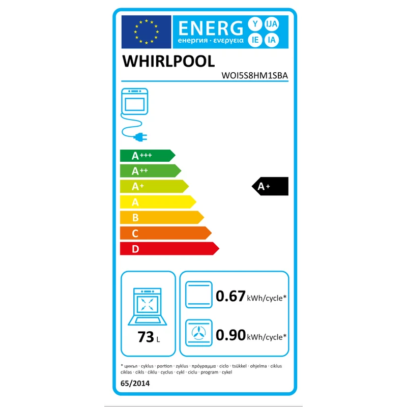 Whirlpool WOI5S8HM1SBA Beépíthető sütő