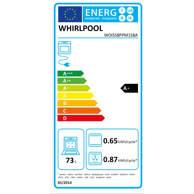 Whirlpool WOI5S8PPM1SBA Beépíthető sütő