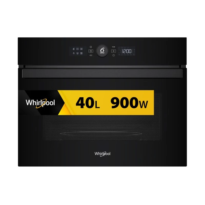 Whirlpool WMW47HMB beépíthető Kombi mikrohullámú sütő fekete 45cm