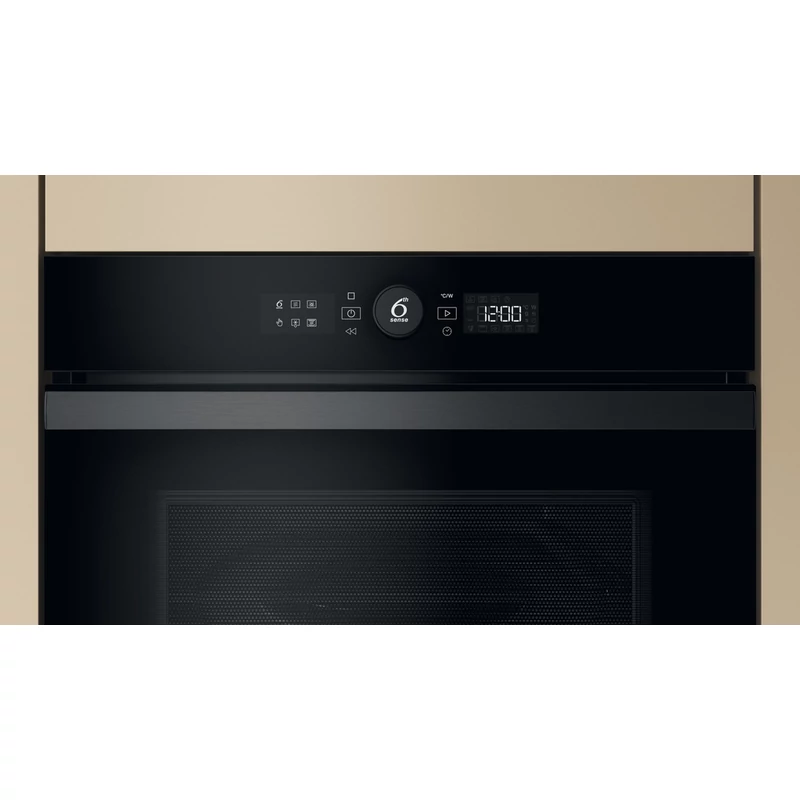 Whirlpool WMW47HMB beépíthető Kombi mikrohullámú sütő fekete 45cm