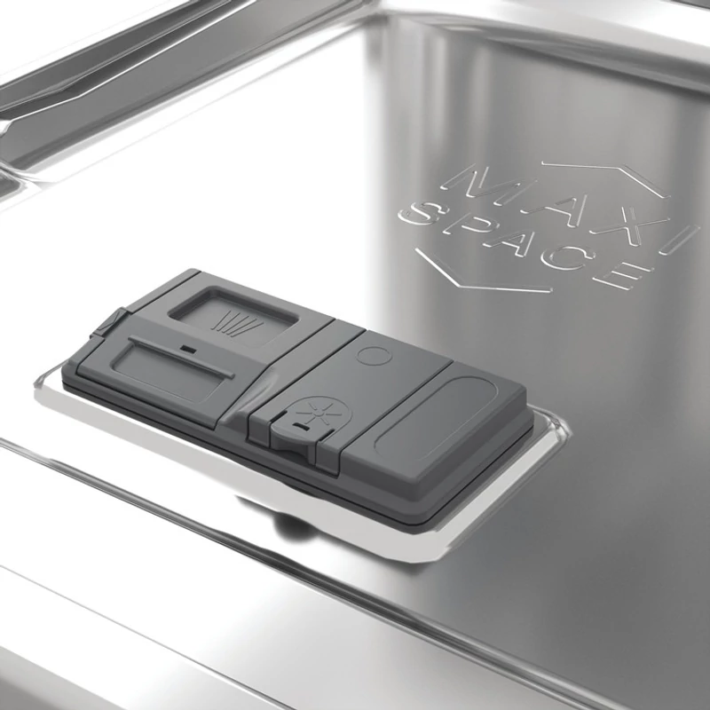 Whirlpool W7U HS61BS  pult alá építhető mosogatógép Black Stain előlappal