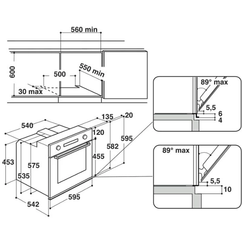 WHIRLPOOL Beépíthető Sütő AKP462/IX