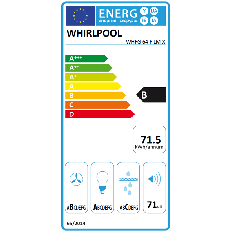 WHIRLPOOL KÜRTÖS PÁRAELSZÍVÓ WHFG 64 F LM X