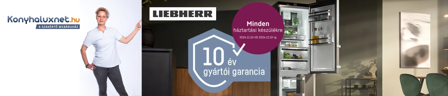 Liebherr 10 év garancia